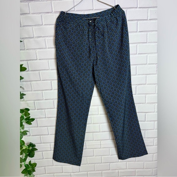 TALBOTS Navy Blue pants with Elastic Waist and Tapered Fit/size 8 - Picture 1 of 14